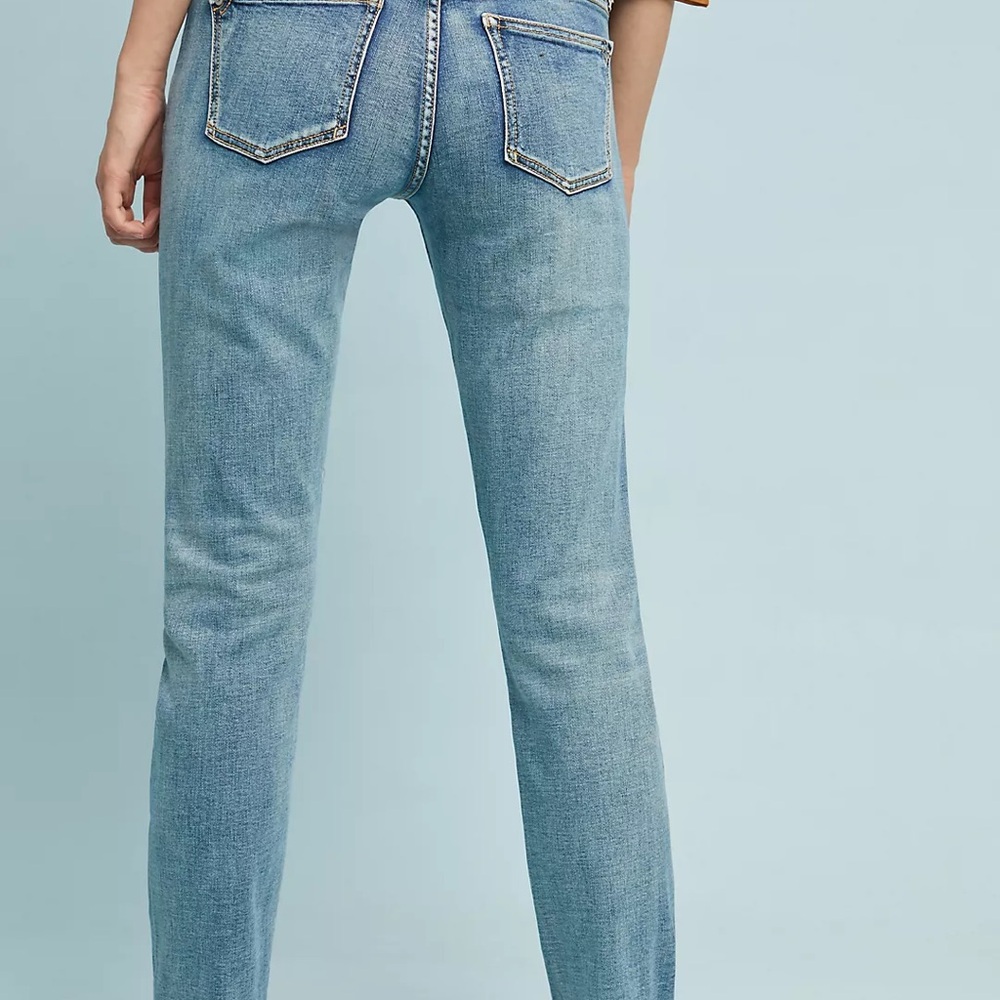 Pilcro & the Letterpress Floral-Bordado Novio Embroidered Boyfriend Jeans US 28 - Picture 3 of 16
